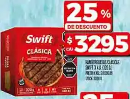 Supermercados DIA Swift hamburguesas clásica oferta