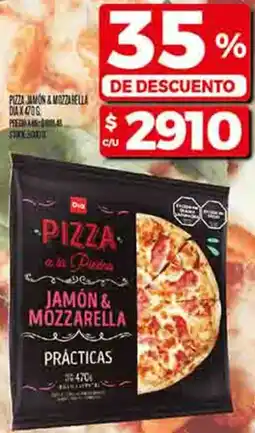 Supermercados DIA Dia pizza jamón&mozzarella oferta