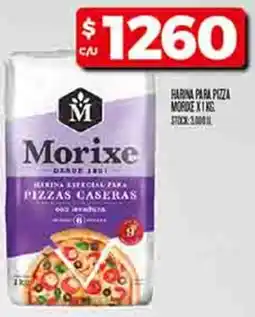 Supermercados DIA Morixe harina para pizzas caseras oferta