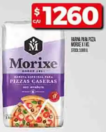 Supermercados DIA Morixe harina para pizzas caseras oferta