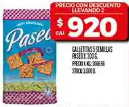 Supermercados DIA Paseo galletitas 5 semillas oferta