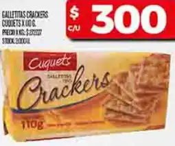 Supermercados DIA Galletitas crackers cuquets oferta