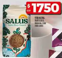 Supermercados DIA Salus yerba natural oferta