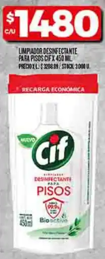 Supermercados DIA Cif limpiador desinfectante para pisos oferta