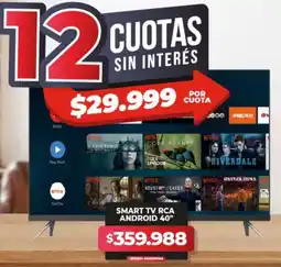 Supermayorista Vital Smart tv rca android 40" oferta