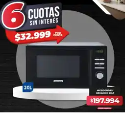 Supermayorista Vital Microondas mecánico oferta