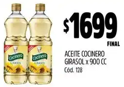 Supermercados Yaguar Aceite cocinero girasol oferta