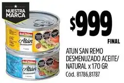 Supermercados Yaguar Atun san remo desmenuzado aceite/ natural oferta