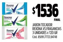 Supermercados Yaguar Rexona Jabon Tocador oferta