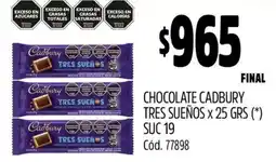 Supermercados Yaguar Cadbury Tres Sueños oferta