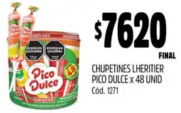 Supermercados Yaguar Pico Dulce oferta