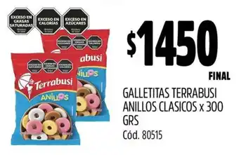 Supermercados Yaguar Terrabusi Anillos oferta