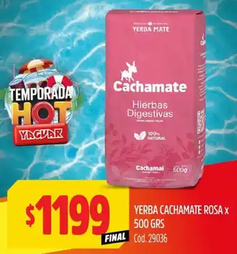 Supermercados Yaguar Yerba Cachamate Rosa oferta