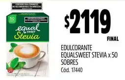 Supermercados Yaguar Equal Sweet Stevia oferta