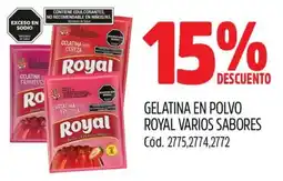 Supermercados Yaguar Royal Gelatina oferta