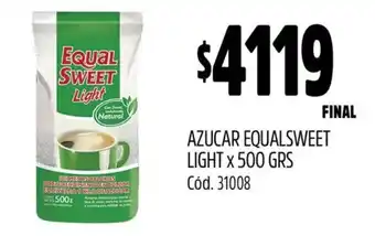 Supermercados Yaguar Equal Sweet Light oferta