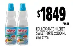 Supermercados Yaguar Hileret Sweet Forte oferta