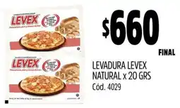 Supermercados Yaguar Levex Levadura Natural oferta