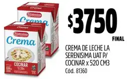 Supermercados Yaguar La Serenisima Crema de Leche oferta