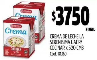 Supermercados Yaguar La Serenisima Crema de Leche oferta