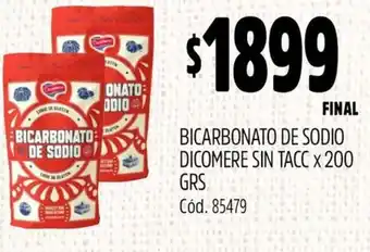 Supermercados Yaguar Bicarbonato de sodio dicomere sin tacc oferta