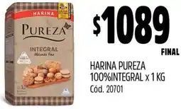 Supermercados Yaguar Harina pureza 100% integral oferta