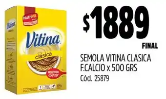 Supermercados Yaguar Semola vitina clasica f.calcio oferta