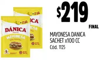 Supermercados Yaguar Mayonesa danica sachet oferta