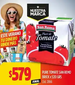 Supermercados Yaguar Pure tomate san remo brick oferta