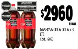 Supermercados Yaguar Coca cola gaseosa oferta