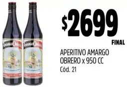 Supermercados Yaguar Aperitivo amargo obrero oferta