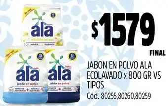 Supermercados Yaguar Jabon en polvo ala ecolavado oferta