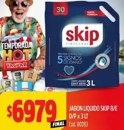 Supermercados Yaguar Skip jabon liquido oferta