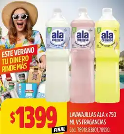 Supermercados Yaguar Ala lavavajillas oferta