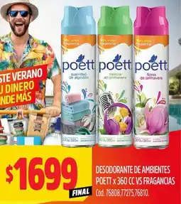 Supermercados Yaguar Poett desodorante de ambientes oferta