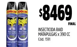 Supermercados Yaguar Raid insecticida matapulgas oferta