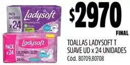 Supermercados Yaguar Ladysoft toallas t suave ud oferta