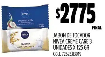 Supermercados Yaguar Jabon de tocador nivea creme care oferta