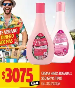 Supermercados Yaguar Hinds crema rosada oferta