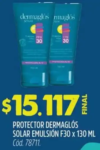 Supermercados Yaguar Protector dermaglós solar emulsión f30 oferta