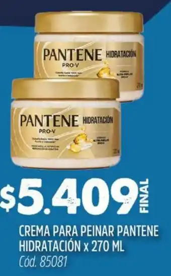 Supermercados Yaguar Pantene crema para peinar hidratación oferta