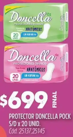 Supermercados Yaguar Doncella protector pock s/d oferta