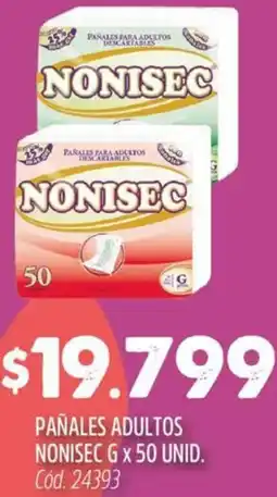 Supermercados Yaguar Nonisec pañales adultos oferta