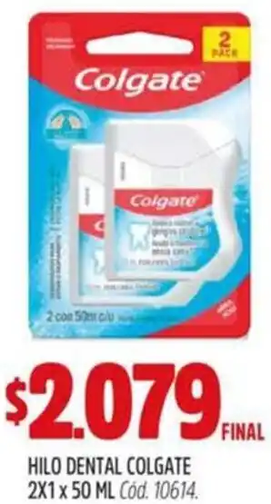 Supermercados Yaguar Colgate hilo dental oferta