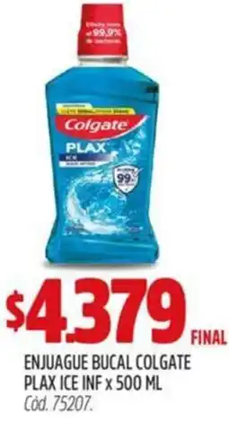 Supermercados Yaguar Colgate plax enjuague bucal ice inf oferta