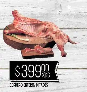 Supermercados Toledo Cordero Entero - Mitades oferta