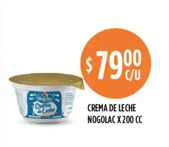 Supermercados Toledo Crema De Leche Nogolac 200cc oferta