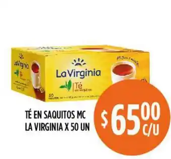 Supermercados Toledo Té En Saquitos Mc La Virginia 50un oferta