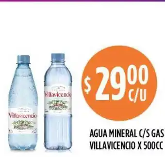 Supermercados Toledo Villavicencio Agua Mineral C-s Gas 500cc oferta