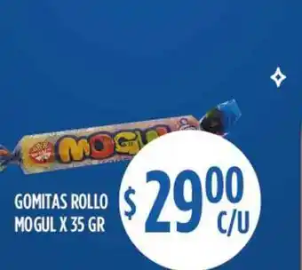 Supermercados Toledo Gomitas Rollo Mogul 35gr oferta